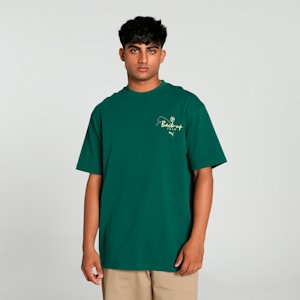 GRAPHICS "Back-up Team" Men's Relaxed Fit Tee, Malachite, extralarge-IND